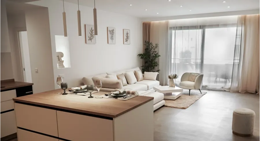 COMPLETELY MODERN APARTMENT IN A BEACHFRONT SAN PEDRO URBANIZATION.