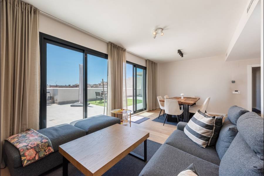 Penthouse в Las Lagunas, Mijas Costa | 3 спален | €0.57M