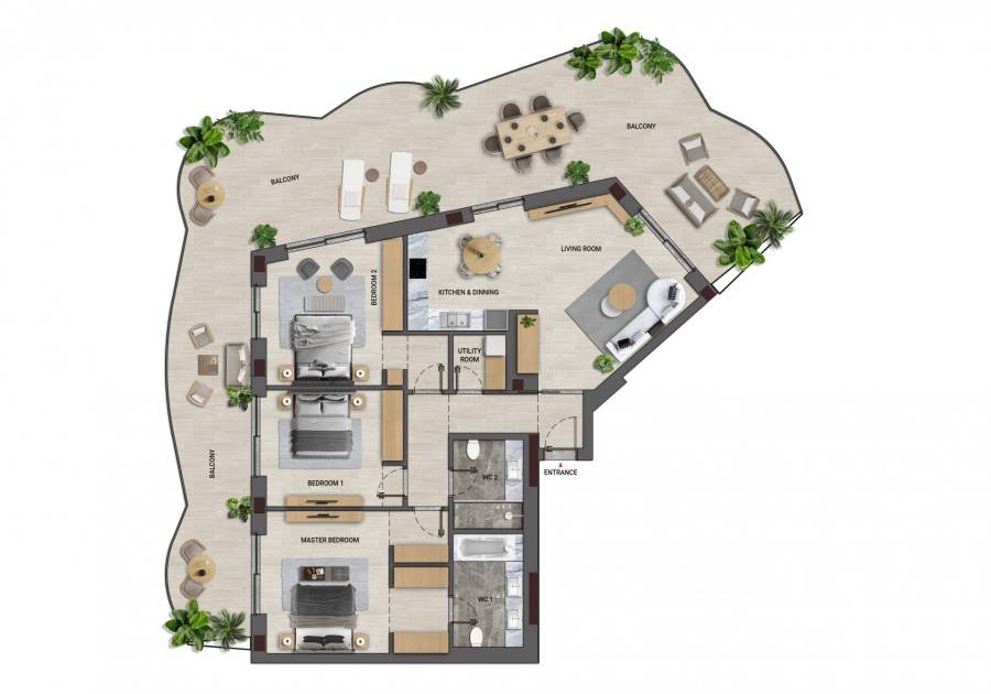 Apartment Cadiz | 3-bed | €1.17M