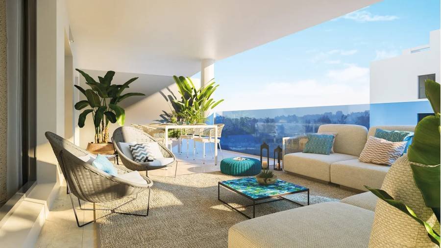 Apartment в Las Lagunas, Mijas Costa | 3 спален | €0.52M