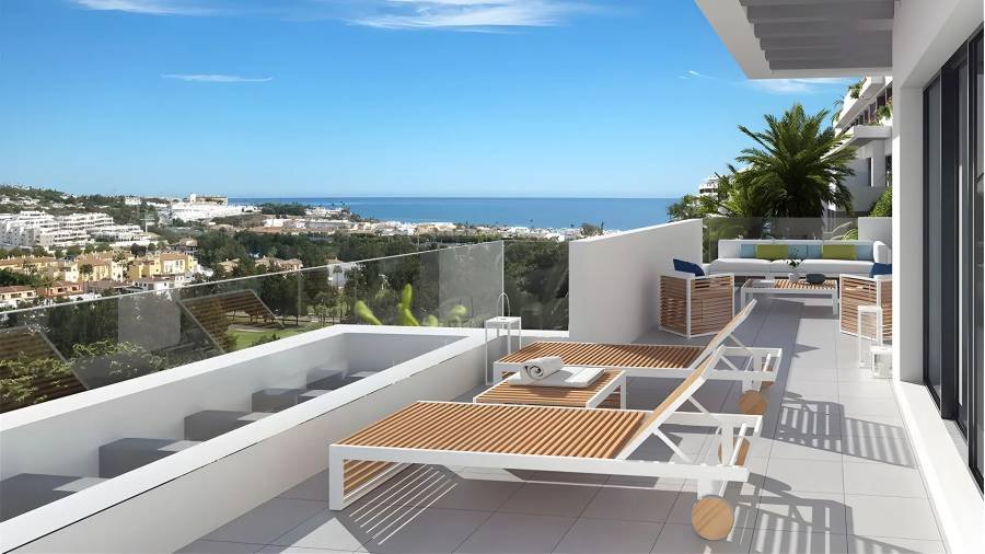 Apartment в Cala de Mijas, Mijas Costa | 2 спален | €0.54M