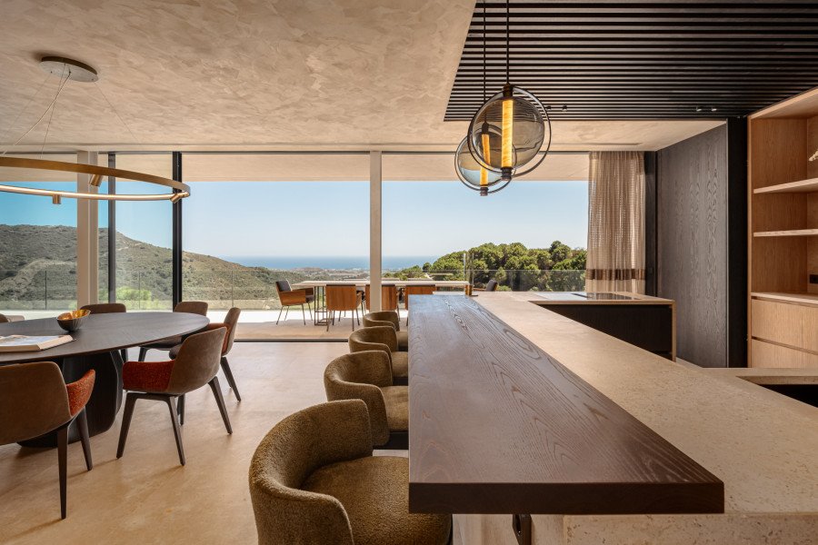 NUEVA VILLA DE LUJO MODERNA ECOLÓGICA CON VISTAS PANORÁMICAS AL MAR EN EL FABULOSO MONTE MAYOR, BENAHAVIS