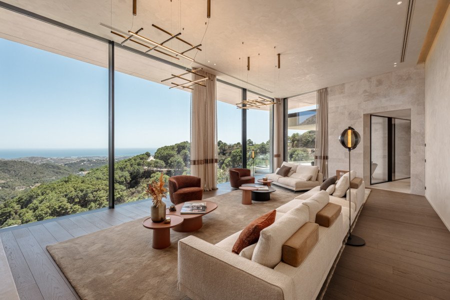 NUEVA VILLA DE LUJO MODERNA ECOLÓGICA CON VISTAS PANORÁMICAS AL MAR EN EL FABULOSO MONTE MAYOR, BENAHAVIS