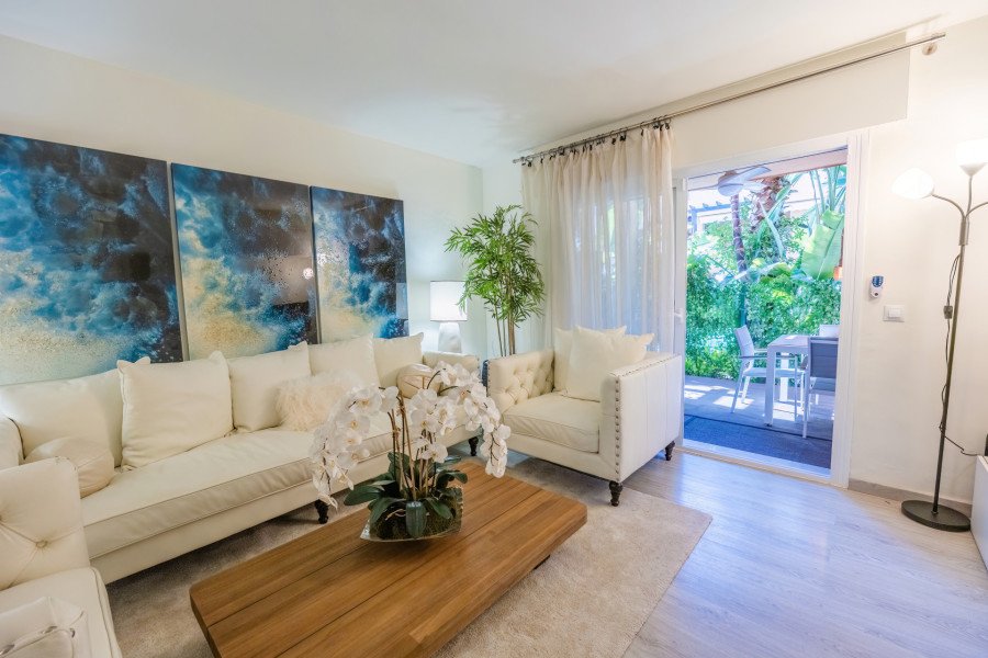 Apartamento en planta baja en una ubicación privilegiada en la Milla de Oro