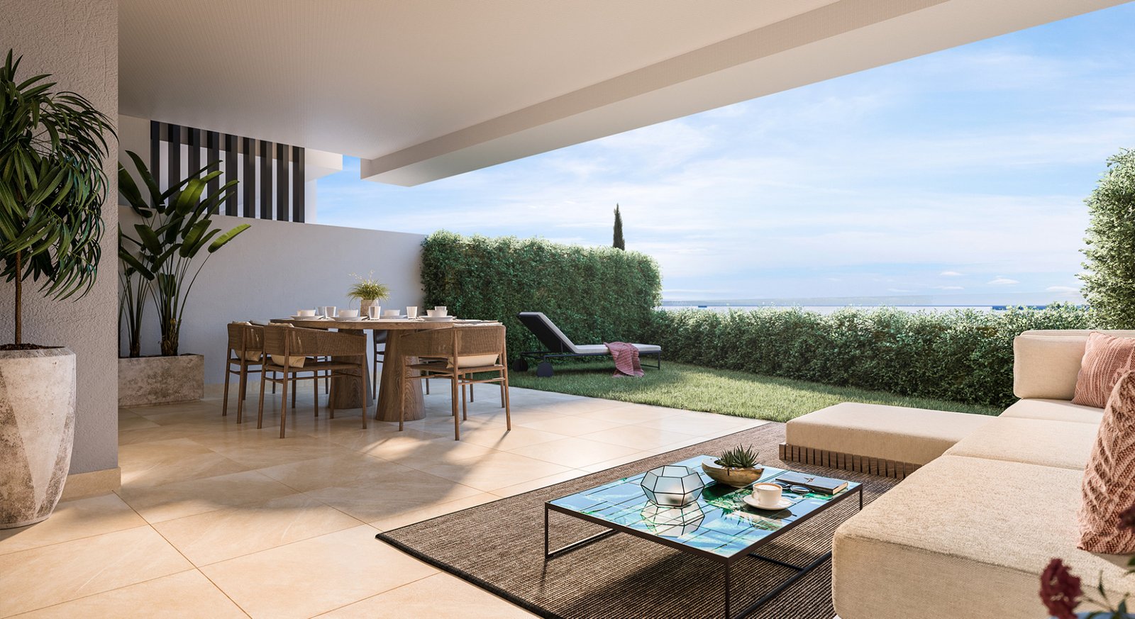 Ground Floor Apartment в El Higueron, Fuengirola | 3 спален | €0.68M — Marbella — 0-bed exterior view